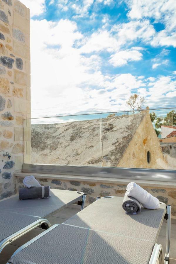 Marilena Natural Stone House, By Hellocrete Pigí Exterior foto
