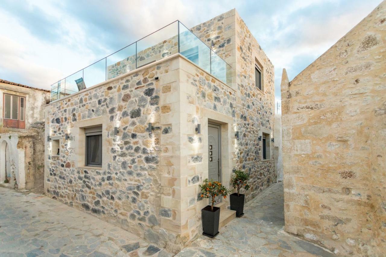 Marilena Natural Stone House, By Hellocrete Pigí Exterior foto